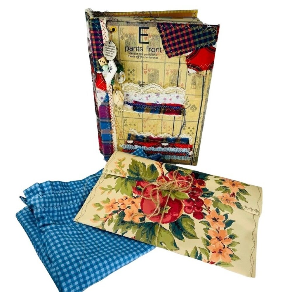 Custom Junk Journal Game Board Patchwork Hardcover Art Journal Pages Ephemera u
